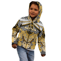 Aotearoa Iwi Ngati Tama Personalised Kid Hoodie Maori Kowhaiwhai Pattern