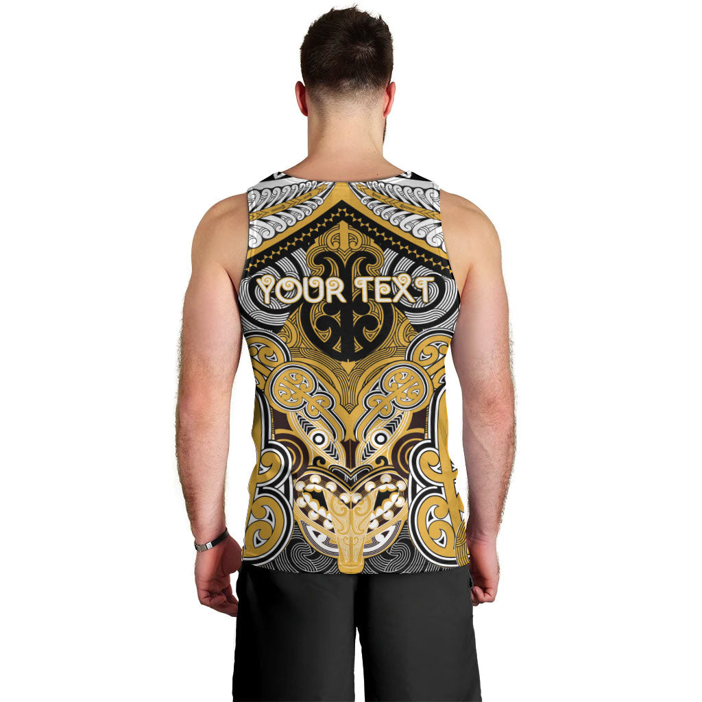 Aotearoa Iwi Ngati Tama Personalised Men Tank Top Maori Kowhaiwhai Pattern