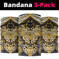 Aotearoa Iwi Ngati Tama Neck Gaiter Maori Kowhaiwhai Pattern