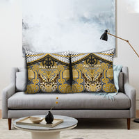 Aotearoa Iwi Ngati Tama Pillow Cover Maori Kowhaiwhai Pattern