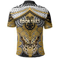 Aotearoa Iwi Ngati Tama Personalised Polo Shirt Maori Kowhaiwhai Pattern