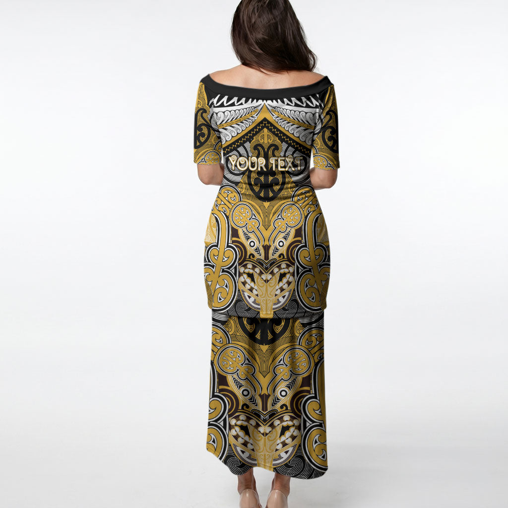 Aotearoa Iwi Ngati Tama Personalised Puletasi Maori Kowhaiwhai Pattern
