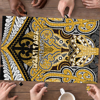 Aotearoa Iwi Ngati Tama Puzzle Maori Kowhaiwhai Pattern