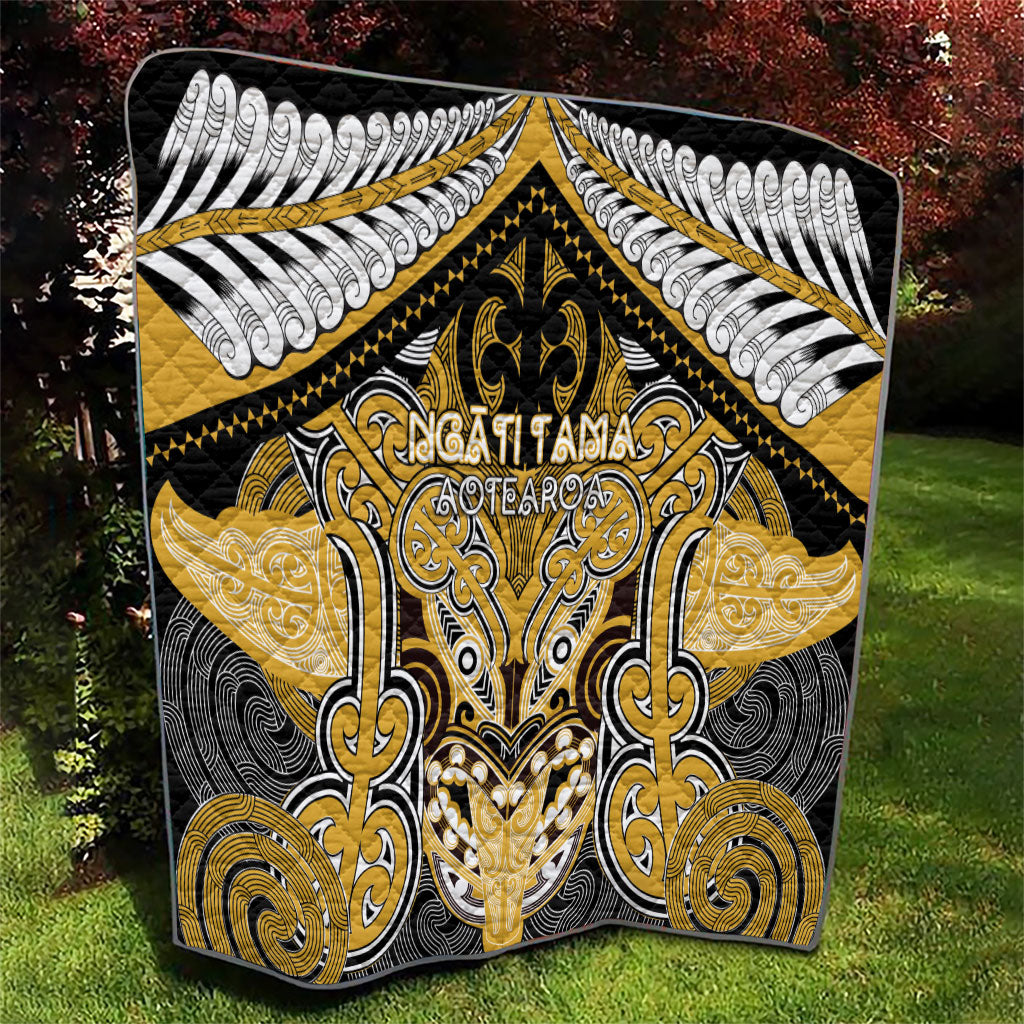 Aotearoa Iwi Ngati Tama Quilt Maori Kowhaiwhai Pattern