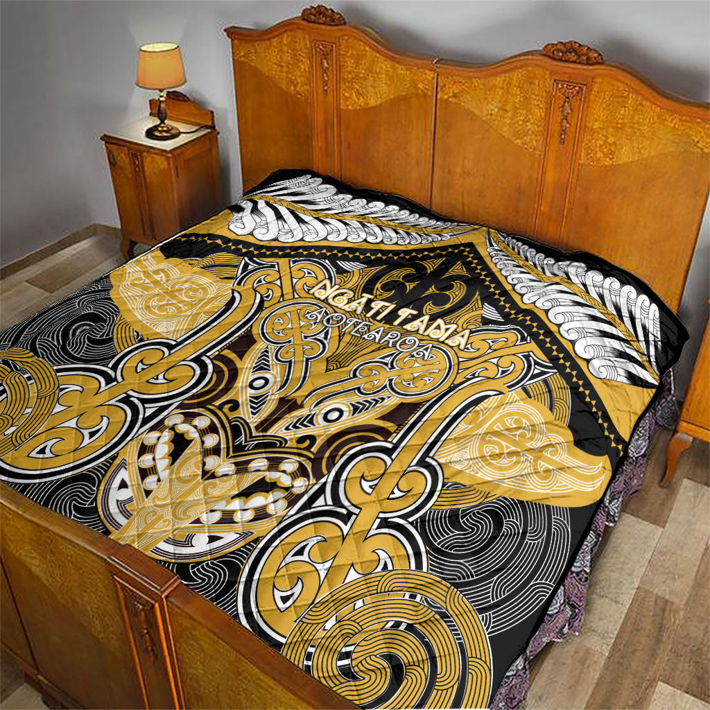 Aotearoa Iwi Ngati Tama Quilt Maori Kowhaiwhai Pattern