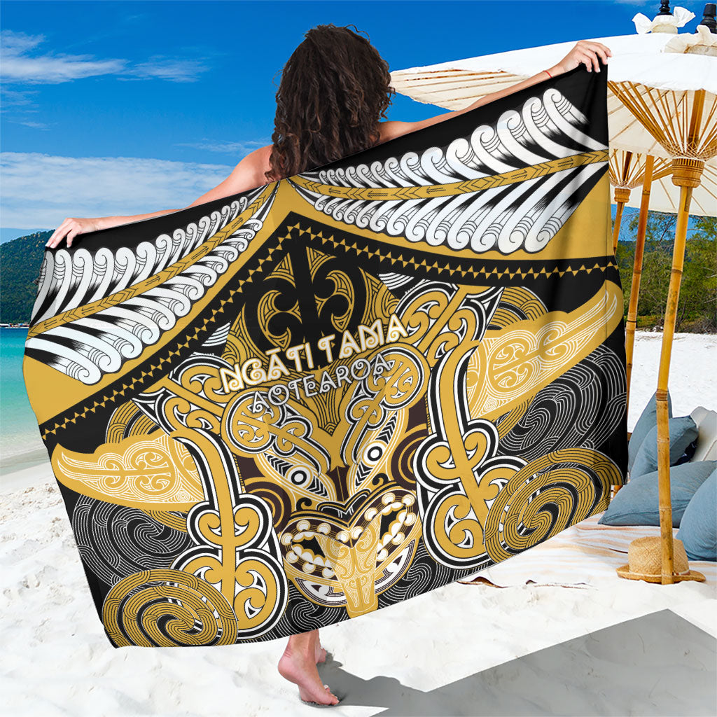 Aotearoa Iwi Ngati Tama Sarong Maori Kowhaiwhai Pattern