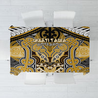 Aotearoa Iwi Ngati Tama Tablecloth Maori Kowhaiwhai Pattern
