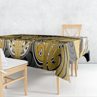 Aotearoa Iwi Ngati Tama Tablecloth Maori Kowhaiwhai Pattern