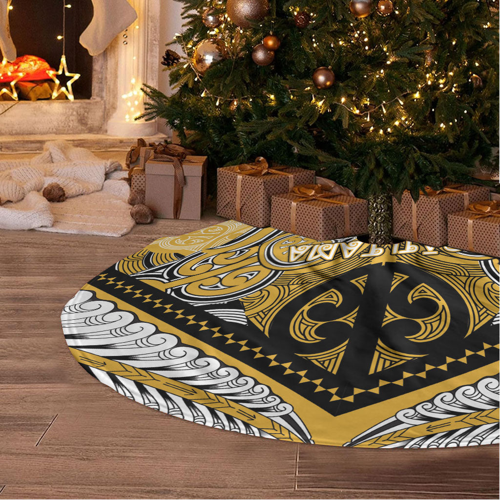 Aotearoa Iwi Ngati Tama Tree Skirt Maori Kowhaiwhai Pattern