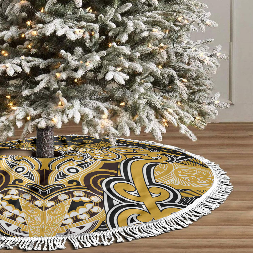 Aotearoa Iwi Ngati Tama Tree Skirt Maori Kowhaiwhai Pattern