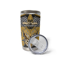 Aotearoa Iwi Ngati Tama Personalised Tumbler Cup Maori Kowhaiwhai Pattern