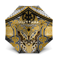 Aotearoa Iwi Ngati Tama Umbrella Maori Kowhaiwhai Pattern