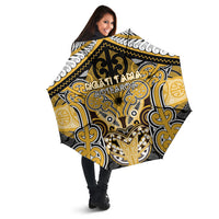 Aotearoa Iwi Ngati Tama Umbrella Maori Kowhaiwhai Pattern