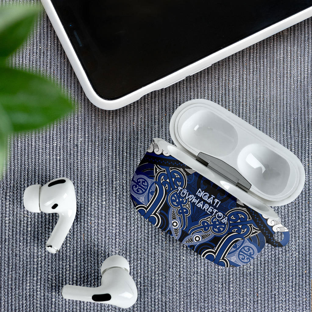 Aotearoa Iwi Ngati Tuwharetoa AirPods Case Maori Kowhaiwhai Pattern