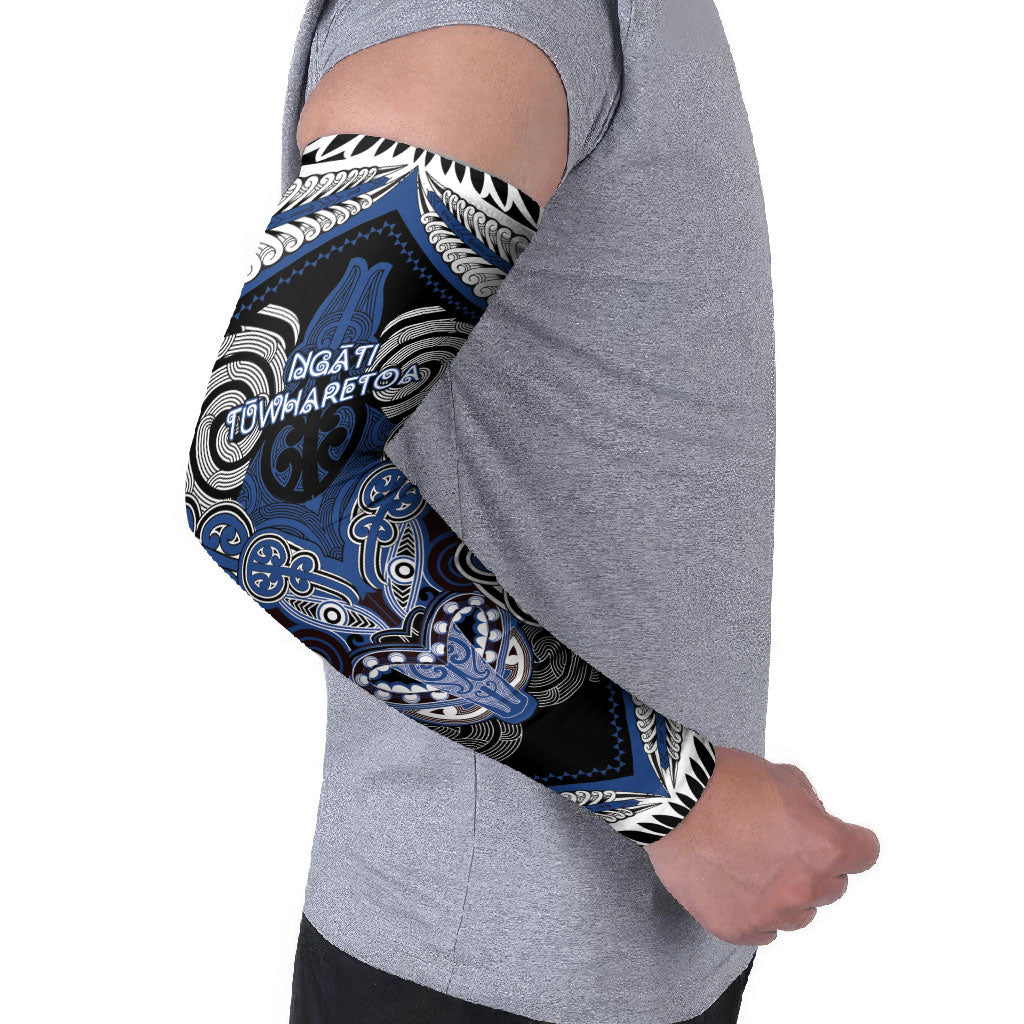 Aotearoa Iwi Ngati Tuwharetoa Personalised Arm Sleeves Maori Kowhaiwhai Pattern