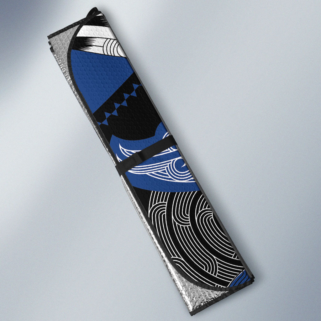 Aotearoa Iwi Ngati Tuwharetoa Auto Sun Shade Maori Kowhaiwhai Pattern