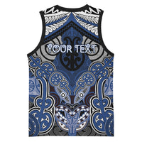 Aotearoa Iwi Ngati Tuwharetoa Personalised Basketball Jersey Maori Kowhaiwhai Pattern