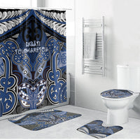 Aotearoa Iwi Ngati Tuwharetoa Bathroom Set Maori Kowhaiwhai Pattern