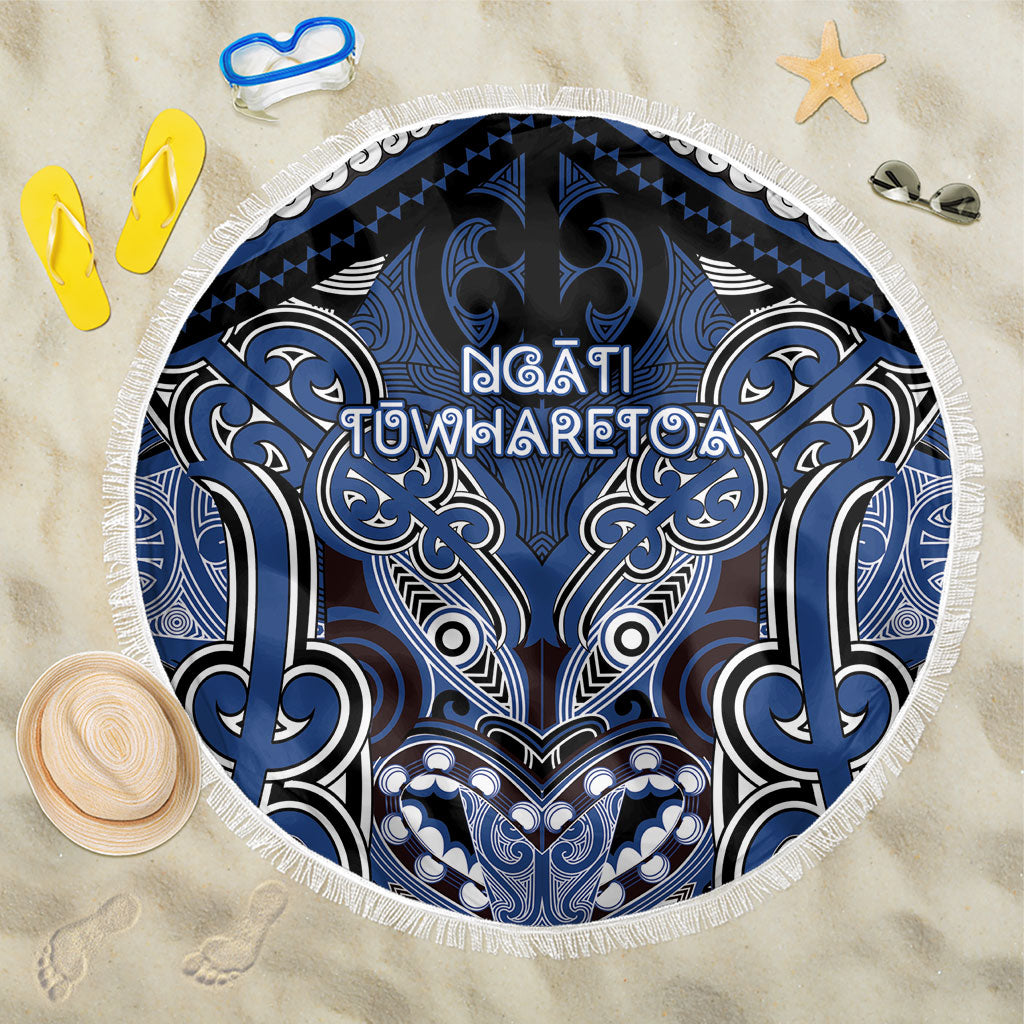 Aotearoa Iwi Ngati Tuwharetoa Beach Blanket Maori Kowhaiwhai Pattern
