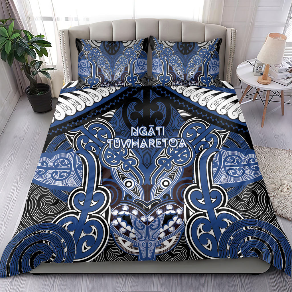 Aotearoa Iwi Ngati Tuwharetoa Bedding Set Maori Kowhaiwhai Pattern