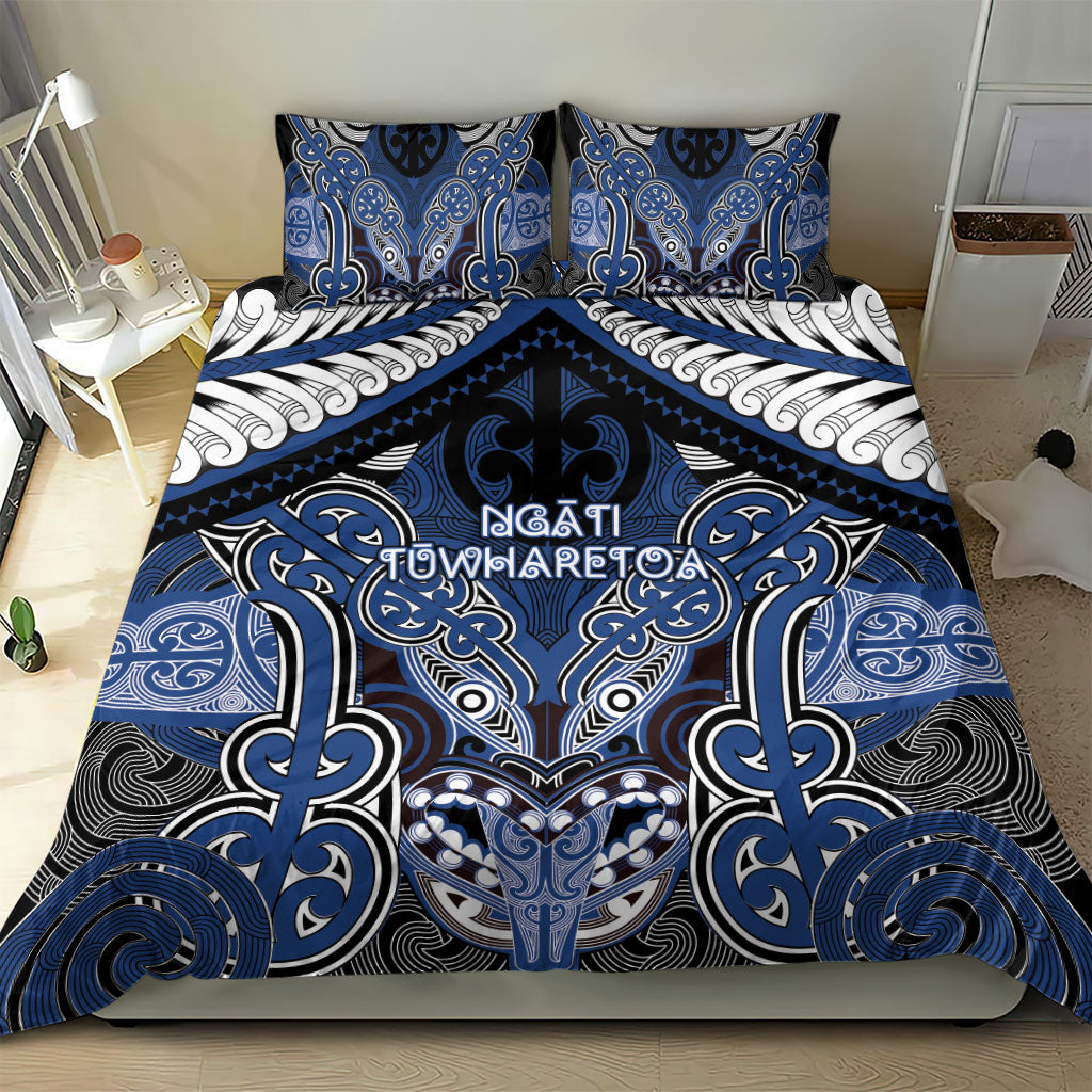Aotearoa Iwi Ngati Tuwharetoa Bedding Set Maori Kowhaiwhai Pattern