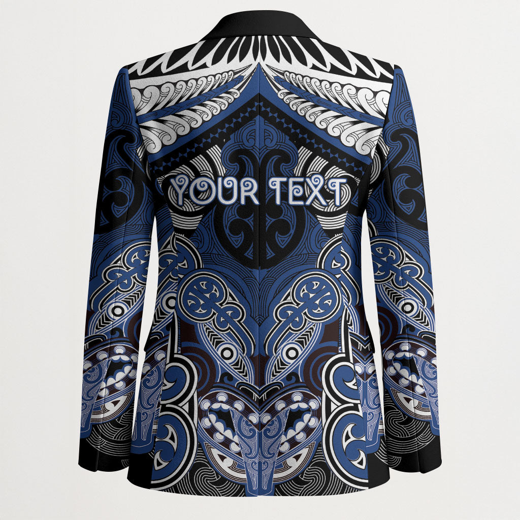 Aotearoa Iwi Ngati Tuwharetoa Personalised Blazer Maori Kowhaiwhai Pattern