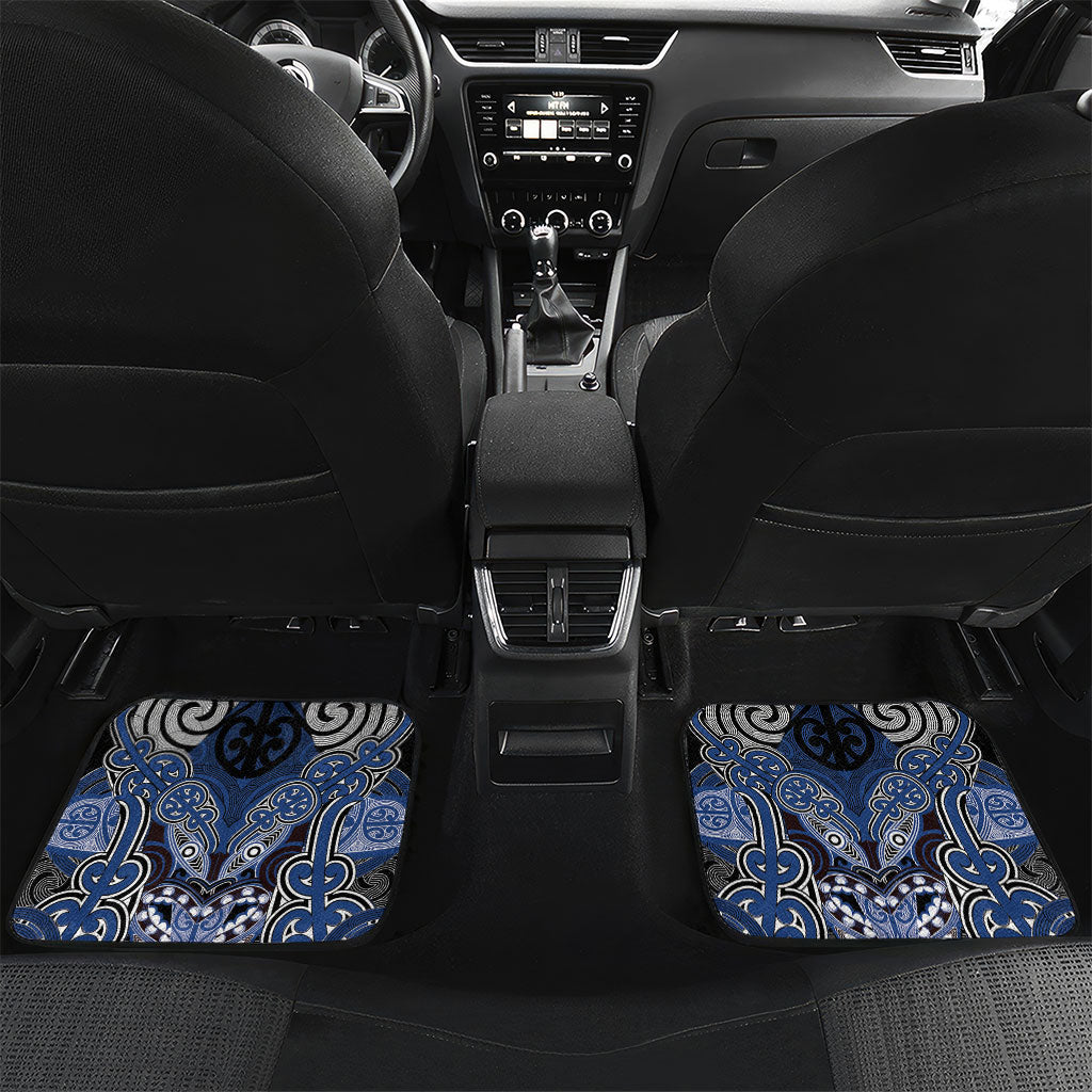 Aotearoa Iwi Ngati Tuwharetoa Personalised Car Mats Maori Kowhaiwhai Pattern