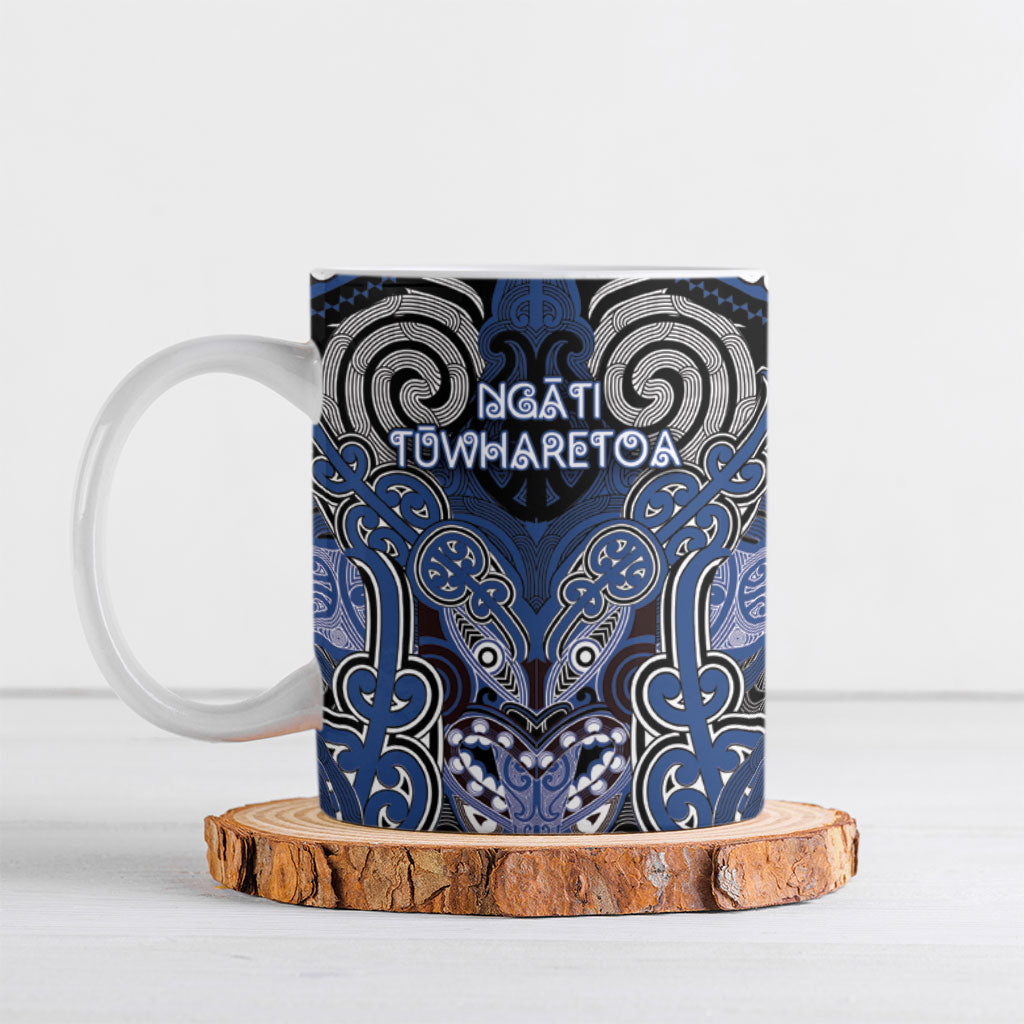 Aotearoa Iwi Ngati Tuwharetoa Personalised Ceramic Mug Maori Kowhaiwhai Pattern