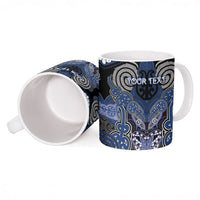 Aotearoa Iwi Ngati Tuwharetoa Personalised Ceramic Mug Maori Kowhaiwhai Pattern