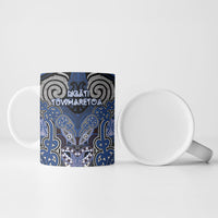 Aotearoa Iwi Ngati Tuwharetoa Personalised Ceramic Mug Maori Kowhaiwhai Pattern