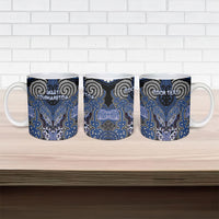 Aotearoa Iwi Ngati Tuwharetoa Personalised Ceramic Mug Maori Kowhaiwhai Pattern