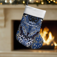 Aotearoa Iwi Ngati Tuwharetoa Personalised Christmas Stocking Maori Kowhaiwhai Pattern
