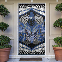 Aotearoa Iwi Ngati Tuwharetoa Personalised Door Cover Maori Kowhaiwhai Pattern