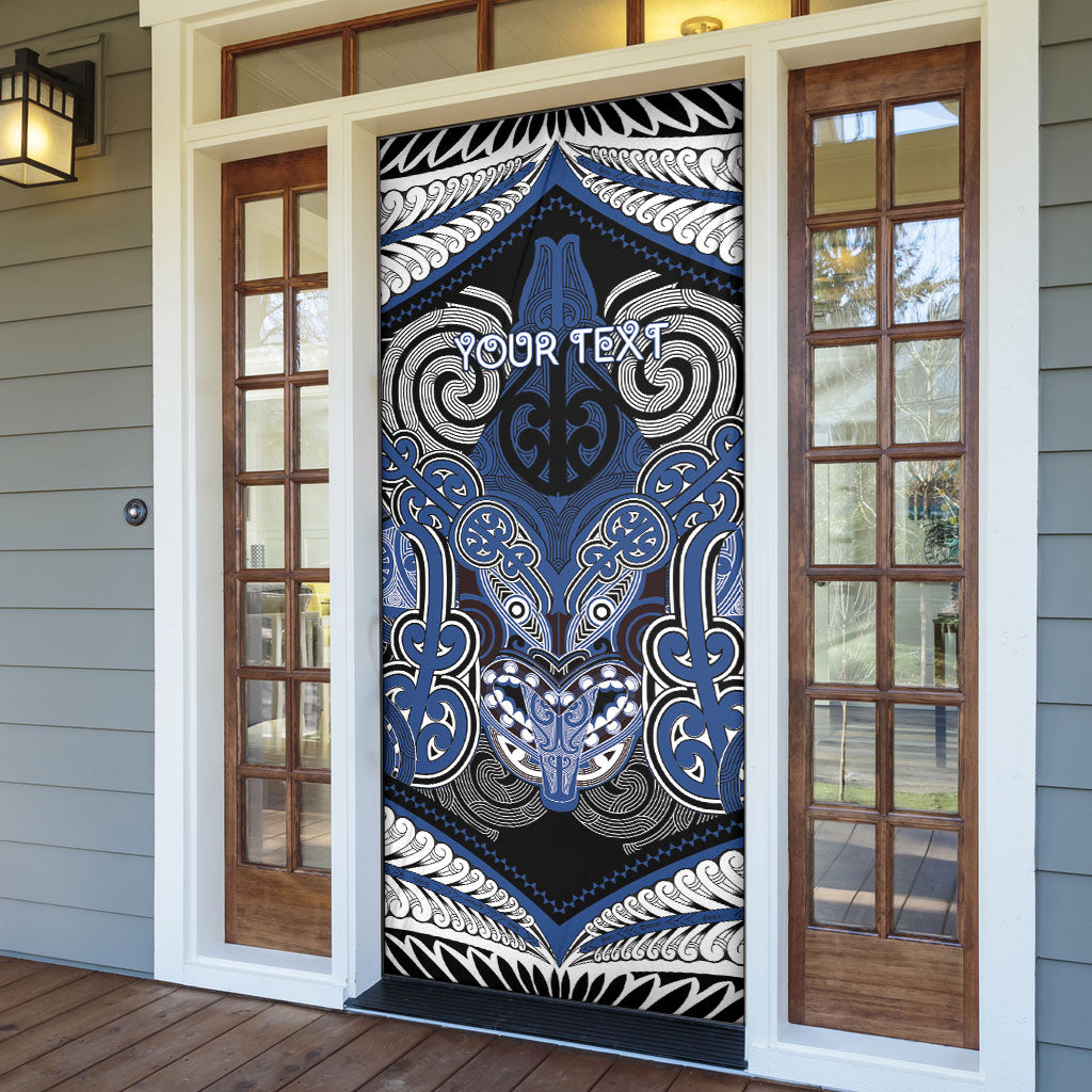 Aotearoa Iwi Ngati Tuwharetoa Personalised Door Cover Maori Kowhaiwhai Pattern