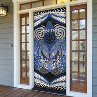 Aotearoa Iwi Ngati Tuwharetoa Personalised Door Cover Maori Kowhaiwhai Pattern