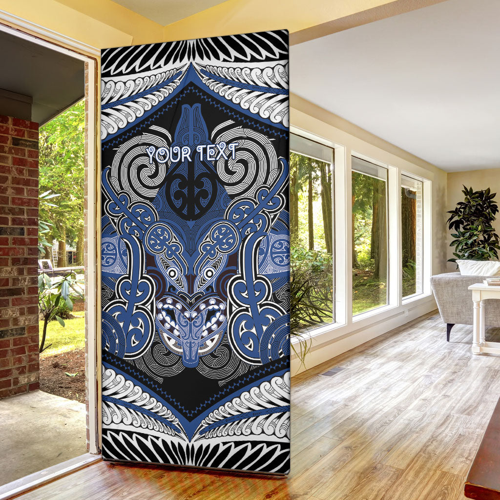 Aotearoa Iwi Ngati Tuwharetoa Personalised Door Cover Maori Kowhaiwhai Pattern