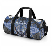 Aotearoa Iwi Ngati Tuwharetoa Duffle Bag Maori Kowhaiwhai Pattern