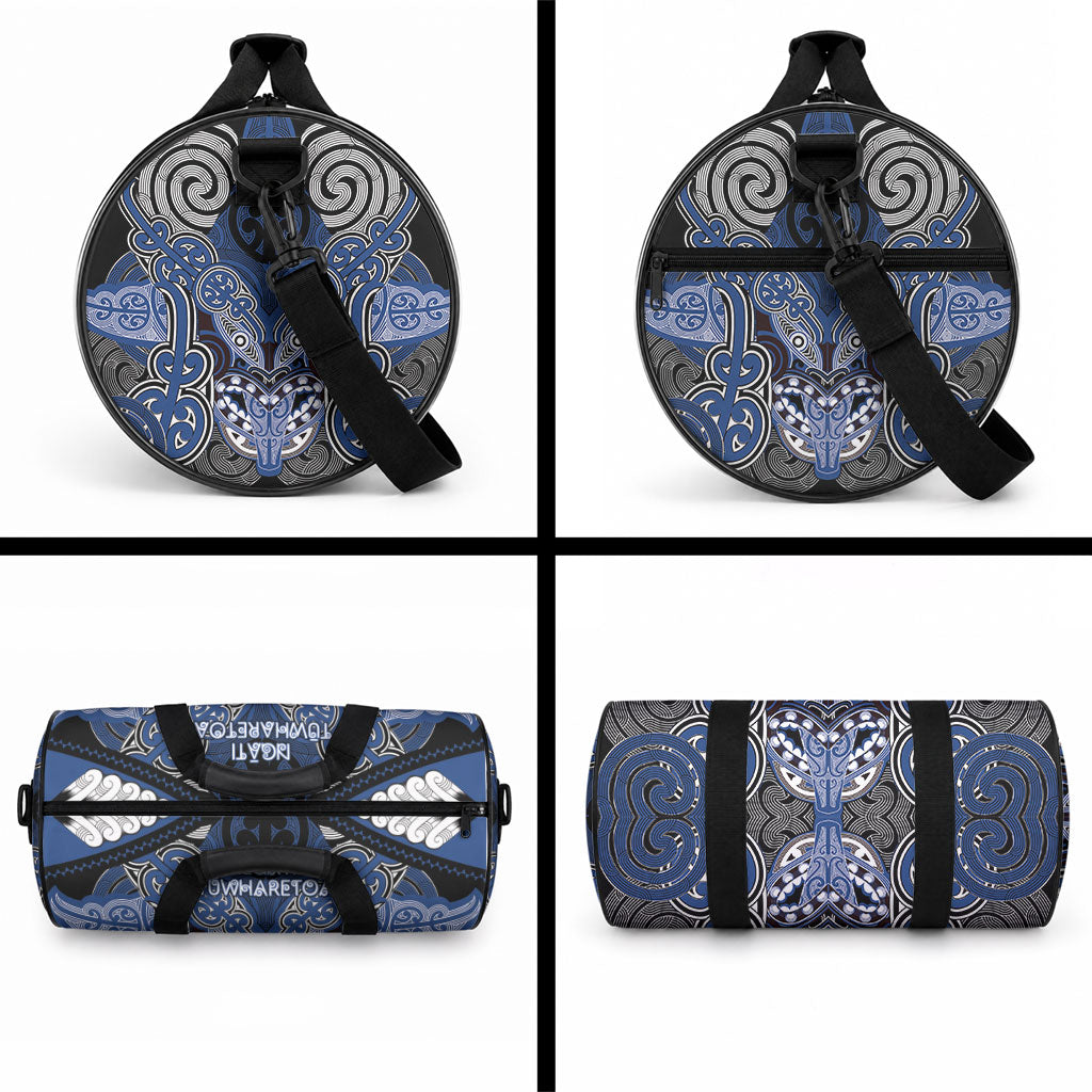 Aotearoa Iwi Ngati Tuwharetoa Duffle Bag Maori Kowhaiwhai Pattern