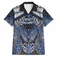 Aotearoa Iwi Ngati Tuwharetoa Personalised Hawaiian Shirt Maori Kowhaiwhai Pattern