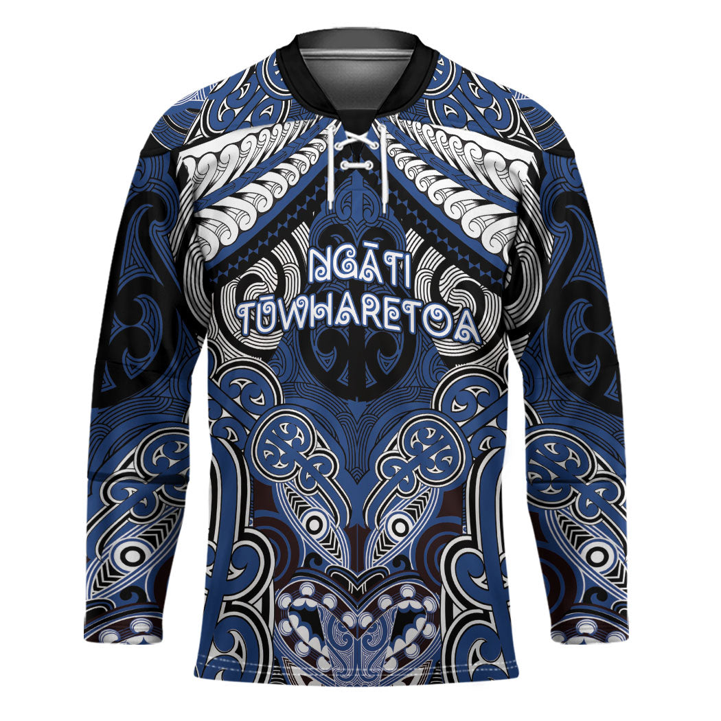 Aotearoa Iwi Ngati Tuwharetoa Personalised Hockey Jersey Maori Kowhaiwhai Pattern