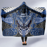 Aotearoa Iwi Ngati Tuwharetoa Hooded Blanket Maori Kowhaiwhai Pattern