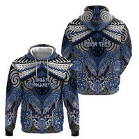 Aotearoa Iwi Ngati Tuwharetoa Personalised Hoodie Maori Kowhaiwhai Pattern
