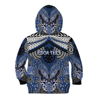 Aotearoa Iwi Ngati Tuwharetoa Personalised Kid Hoodie Maori Kowhaiwhai Pattern