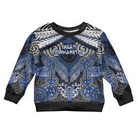 Aotearoa Iwi Ngati Tuwharetoa Personalised Kid Ugly Christmas Sweater Maori Kowhaiwhai Pattern