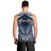 Aotearoa Iwi Ngati Tuwharetoa Personalised Men Tank Top Maori Kowhaiwhai Pattern