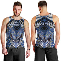 Aotearoa Iwi Ngati Tuwharetoa Personalised Men Tank Top Maori Kowhaiwhai Pattern