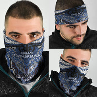 Aotearoa Iwi Ngati Tuwharetoa Neck Gaiter Maori Kowhaiwhai Pattern