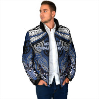 Aotearoa Iwi Ngati Tuwharetoa Personalised Padded Jacket Maori Kowhaiwhai Pattern