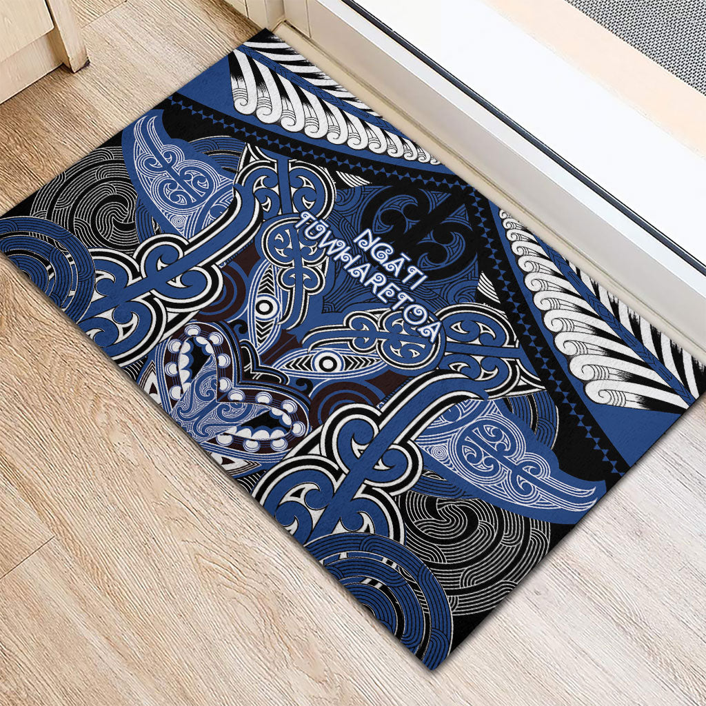Aotearoa Iwi Ngati Tuwharetoa Rubber Doormat Maori Kowhaiwhai Pattern