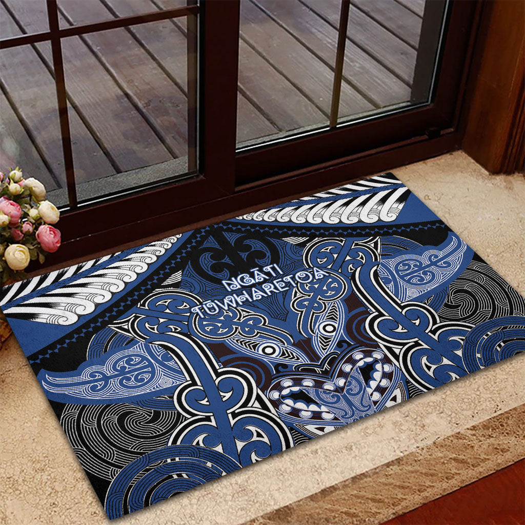 Aotearoa Iwi Ngati Tuwharetoa Rubber Doormat Maori Kowhaiwhai Pattern